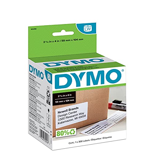 DYMO Authentic LW Large Shipping Labels (1 Roll)