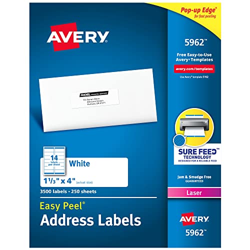 Avery 05962 1" x 4"