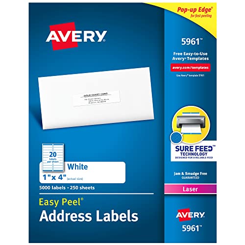 Avery 05961 1" x 4"