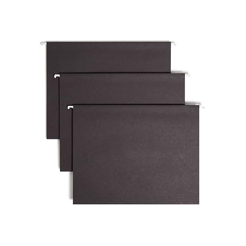 Smead Standard Hanging File Folders, Black