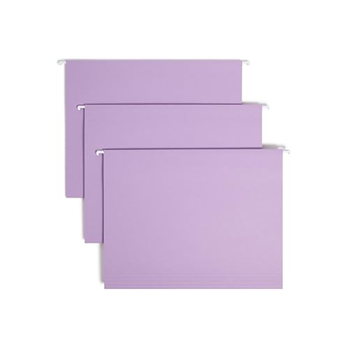 Smead Standard Hanging File Folders, Lavender