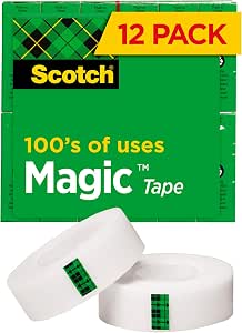 Scotch Magic Tape, 12 Rolls