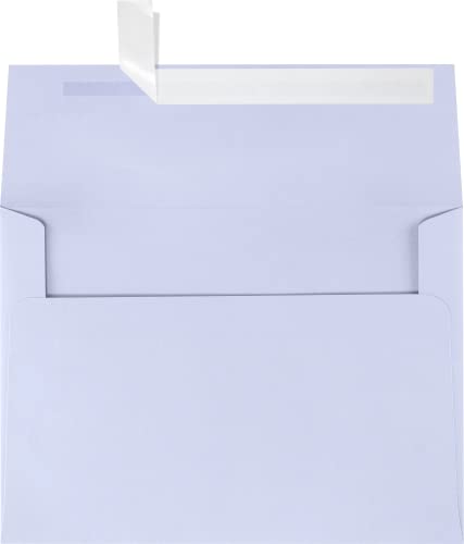 LUXPaper A7 Invitation Envelopes | Peel & Press | 5 1/4" x 7 1/4" | Lilac Purple | 80lb. Text | 500 Qty