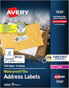 Avery 5520 Address Labels