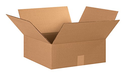 AVIDITI Shipping Boxes Flat 15"L x 15"W x 6"H, 25-Pack | Corrugated Cardboard Box for Moving, Mailing, Packing and Storage 15x15x6