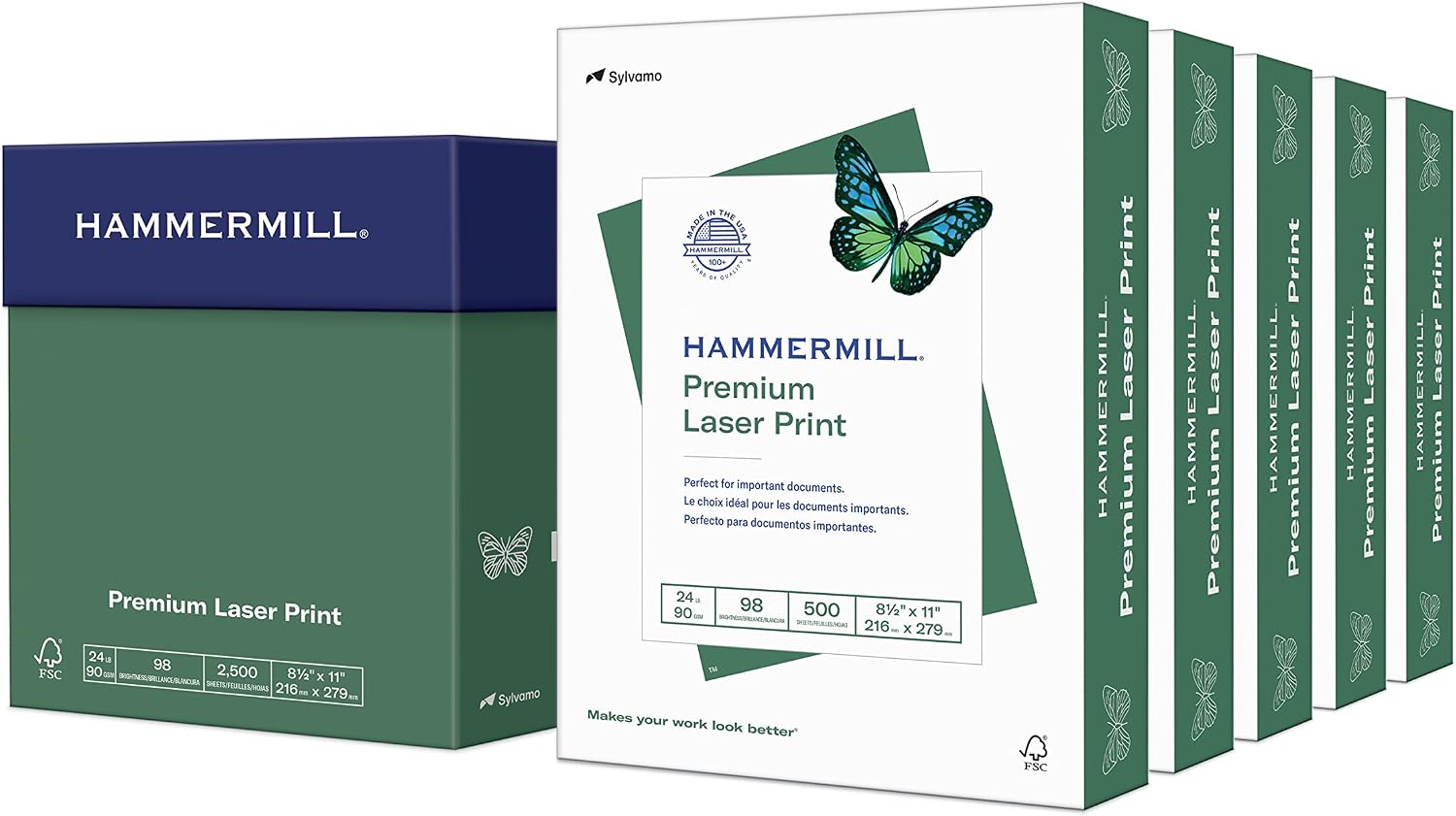 Hammermill Premium Laser 8.5x11 (5 Ream)