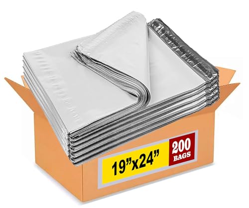 iMBAPrice 19x24 White Poly Mailers