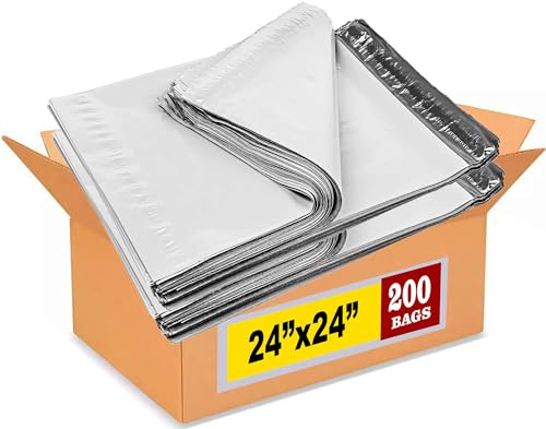 iMBAPrice 24x24 White Poly Mailers