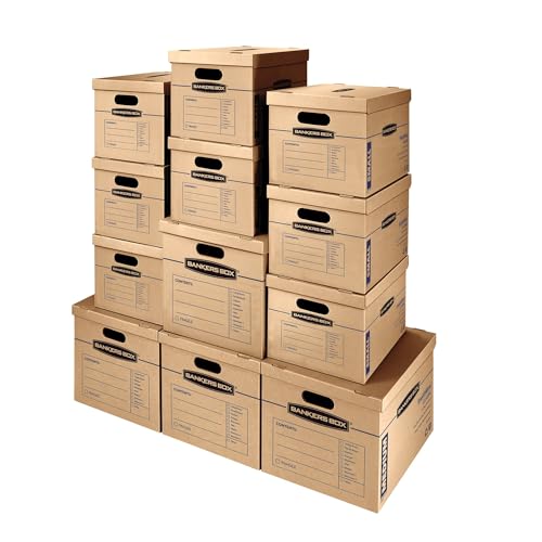 Bankers Box Classic Moving Box 12 Pack Kit