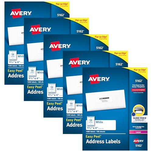 Avery Mailing Address Labels (5162)