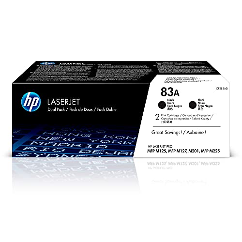 HP 83A Black Toner (2-pack)