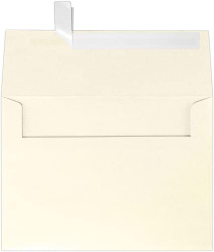 LUXPaper A7 Invitation Envelopes | Peel & Press | 5 1/4" x 7 1/4" | Champagne Metallic | 80lb. Text | 500 Qty
