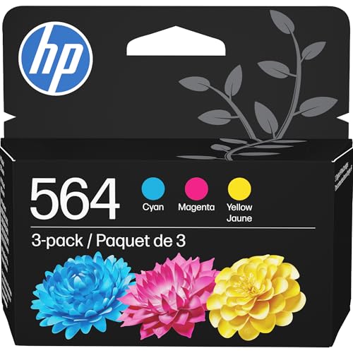 HP 564 Cyan, Magenta, Yellow (3-pack)