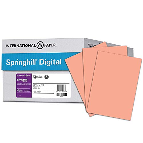 Springhill 8.5x11 Salmon Cardstock