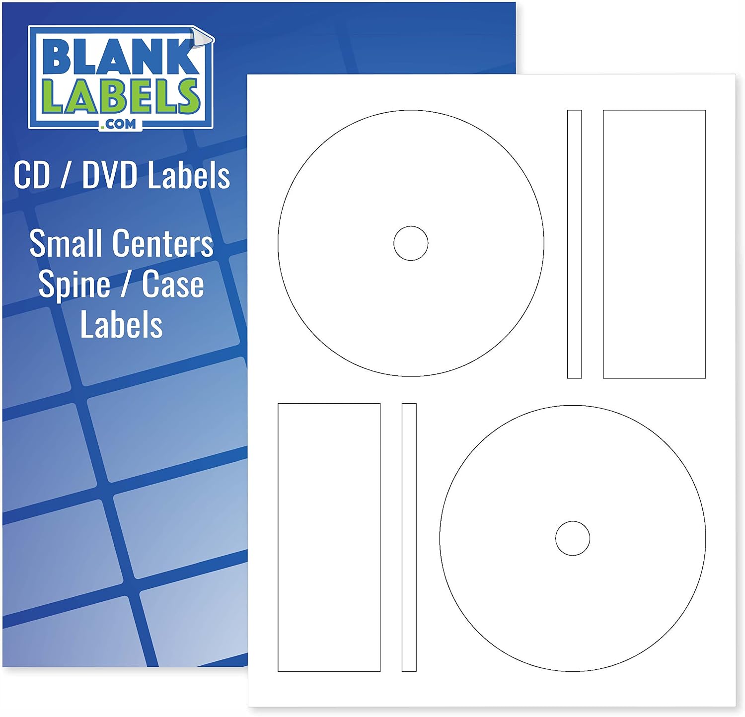 Blank Labels CD/DVD Full Face