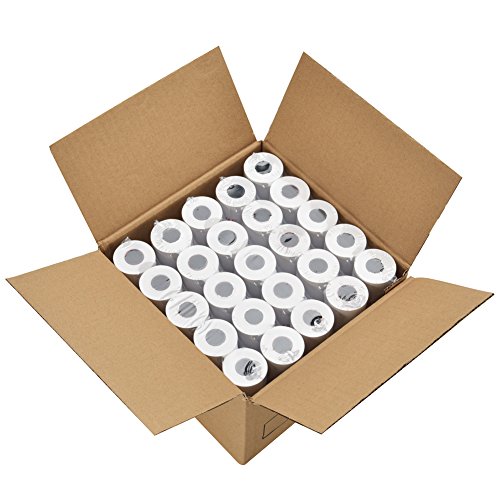MFLABEL 2-1/4" x 50' Thermal Paper Rolls - 150 Rolls Premium POS Receipt Paper for Credit Card Terminals & Systems | High-Definition, Cost-Saving Bulk Pack!