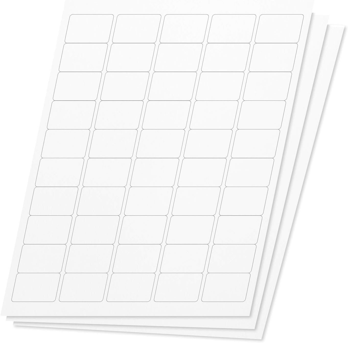 OfficeSmartLabels Blank, Rectangular 1 x 1.5 inch Address/UPC EAN Barcode Labels for Laser & Inkjet Printers (50 per Sheet, White, 100000 Labels, 2000 Sheets)