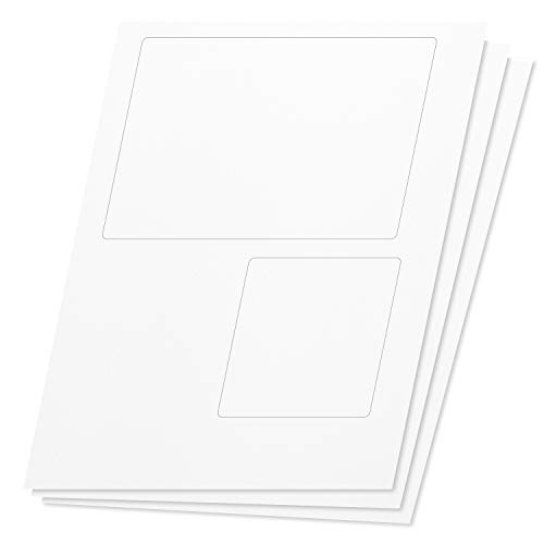 OfficeSmartLabels USPS Click-N-Ship with Receipt Shipping Labels for Laser & Inkjet Printers, 2 per Sheet, White, 2000 Labels, 1000 Sheets