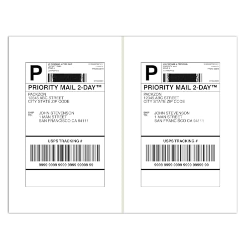PACKZON Shipping Labels