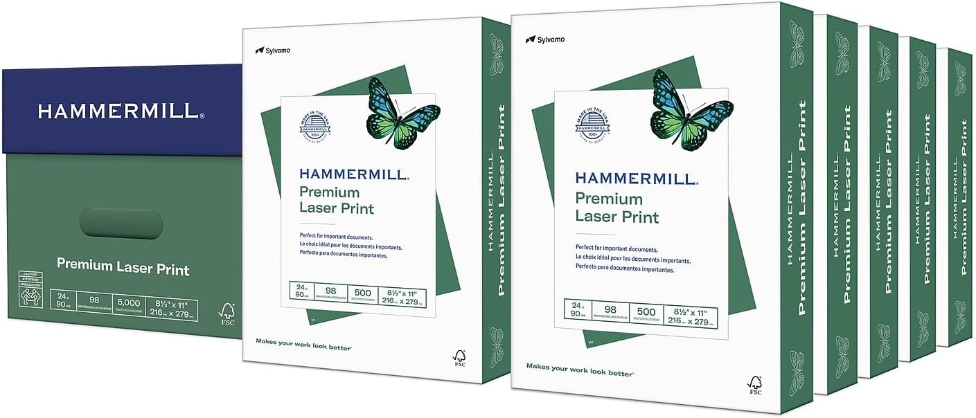 Hammermill Premium Laser 8.5x11 (10 Ream)