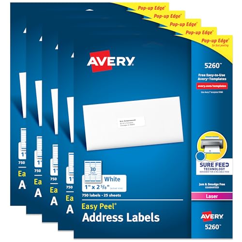 Avery Easy Peel Address Labels