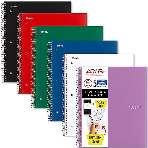 Five Star 5-Subject (Assorted)