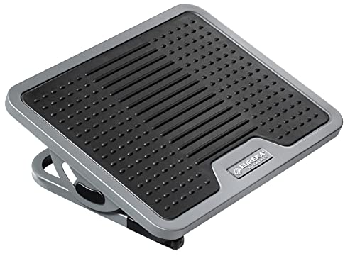 EUREKA ERGONOMIC Tilt Adjustable Footrest, Foot Rest for Under Desk at Work with Massage Surface, Office Foot Rest Under Desk with 20 Degree Tilt No Locking, Metal Frame