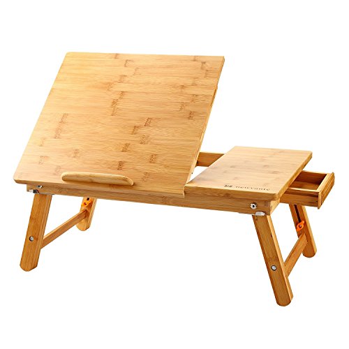 Nnewvante Bamboo Adjustable Desk