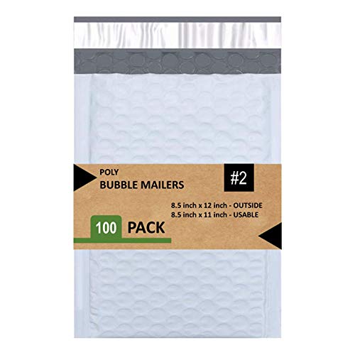 #2 Poly Bubble Mailers 8.5X12