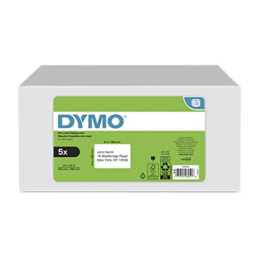 DYMO LW Extra-Large Shipping Labels (4x6)