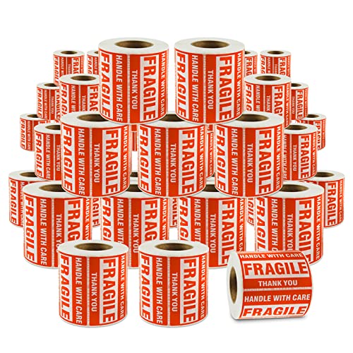 SJPACK 40000 Fragile Stickers