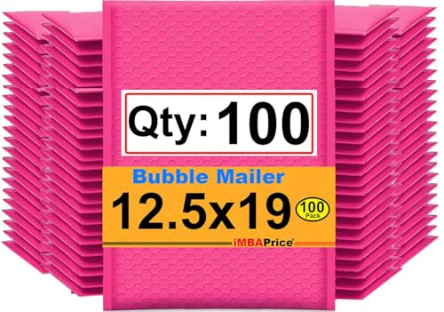 iMBAPrice Hot Pink #6 Poly Bubble Mailers