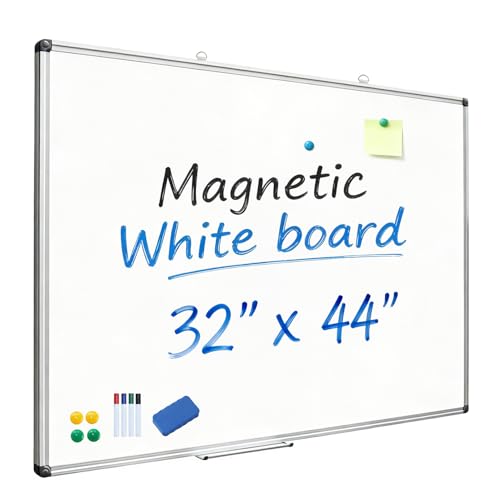 XIWODE 32" x 44" Magnetic Whiteboard