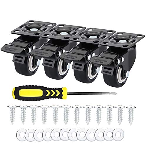 AGPtEK Office Chair Casters with Brake