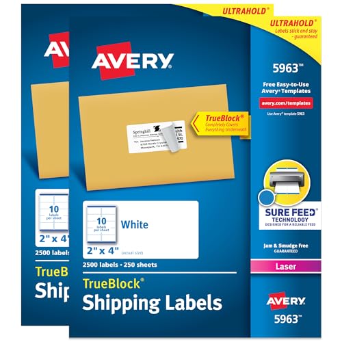 Avery 5963 TrueBlock (5,000)