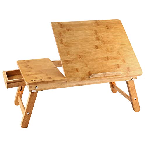 Nnewvante Bamboo Bed Tray
