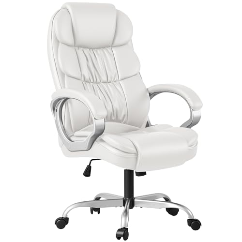 Homall Office Chair High Back (White)