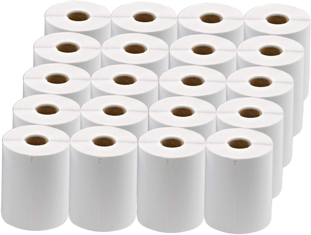 SJPACK 20 Rolls 4XL Labels 4" x 6" 1744907 Compatible 4XL Postage Shipping Labels Compatible 4XL(20 Rolls - 220 Labels Per Roll)