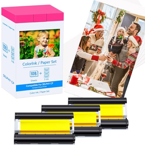 Compatible Canon Selphy Ink & Paper Set