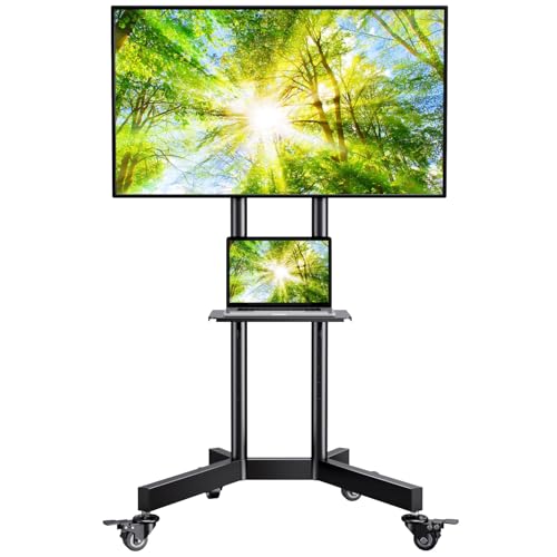 PERLESMITH Rolling TV Stand