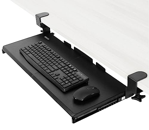 VIVO Black Under-Desk Tray