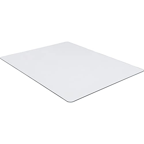 Lorell Tempered Glass Chairmat, 48" Width x 60" Depth x 0.25" Thickness, Clear, 1 Each