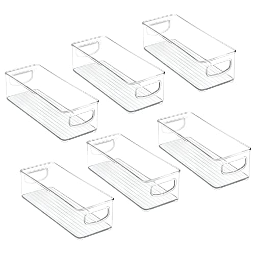 mDesign 6-Pack Clear Bins