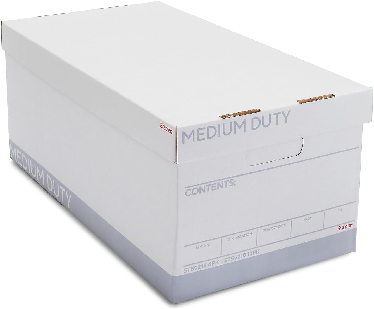 STAPLES Storage & Filing Box (12-Pack)