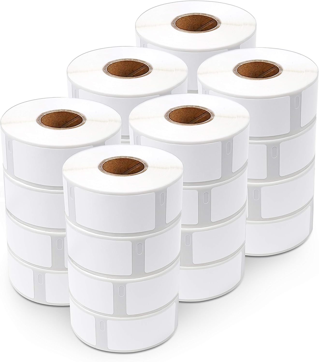 Aegis Adhesives - Compatible Multipurpose Labels Replacement for DYMO 30336 (1" X 2-1/8") Address & Barcode - Use with Labelwriter 450, 450 Turbo, 4XL Printers (24 Rolls)