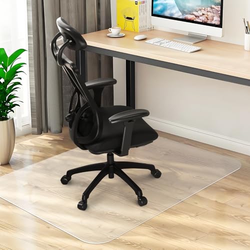 Chair Mat for Hard Wood Floors - Heavy Duty Floor Protector - Easy Clean (47''59'')