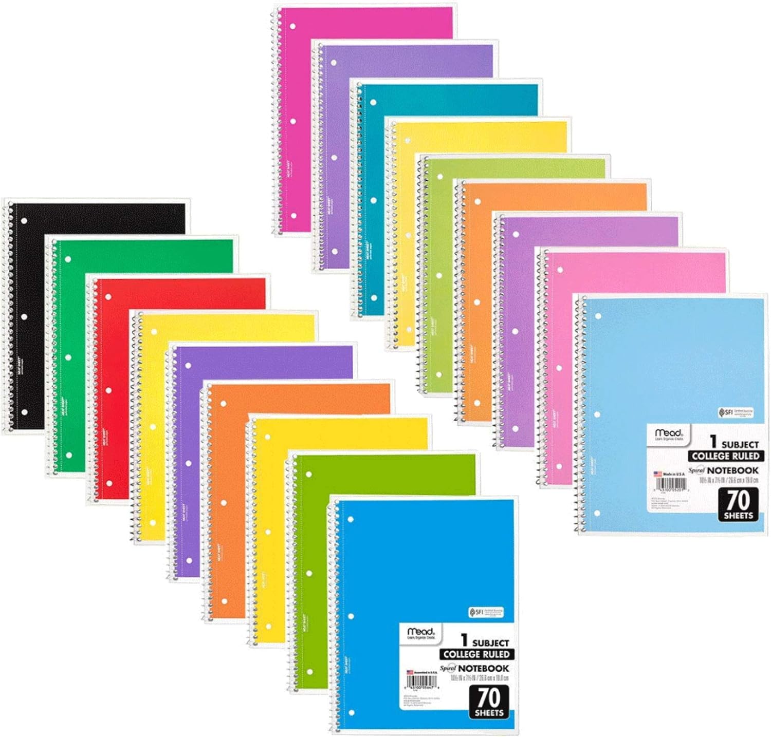 Mead 18-Pack Pastels
