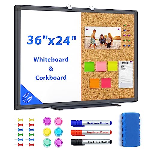 maxtek Magnetic Whiteboard & Cork