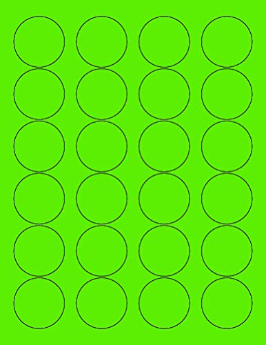NextDayLabels Green 1.66" Round