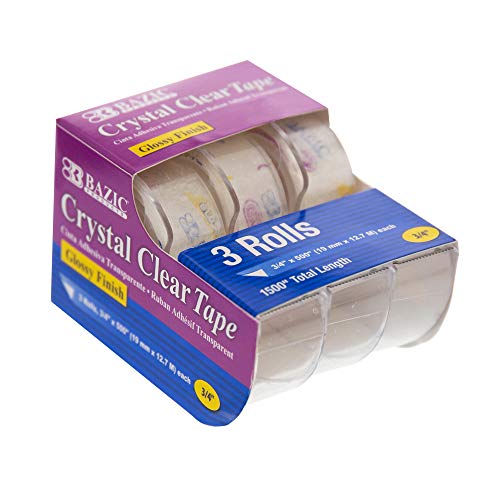 BAZIC Crystal Clear (3/Pack)